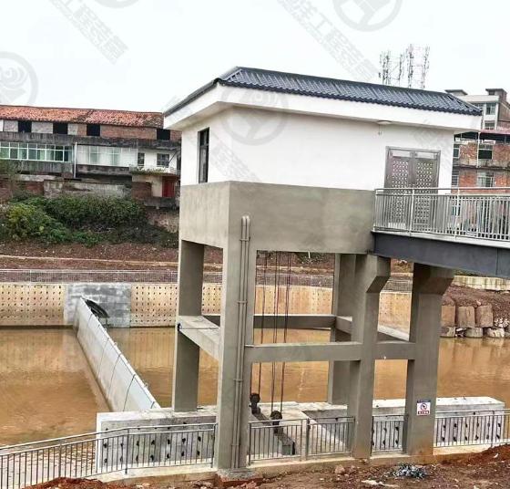 Pneumatic Shield Type River Dam