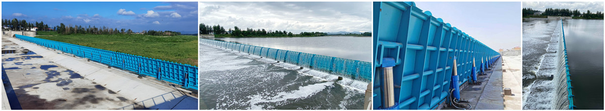 3m Hydraulic Steel Dam Delivery