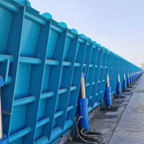 3m Hydraulic Steel Dam Delivery